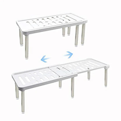 Extendable Shelving Unit (1 piece) Multi-purpose Storage Rack Household Seasoning Bottle Organiser