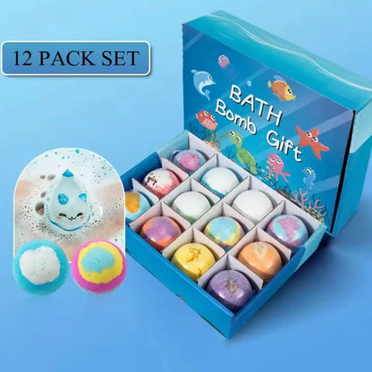 Bombe de bain coloré