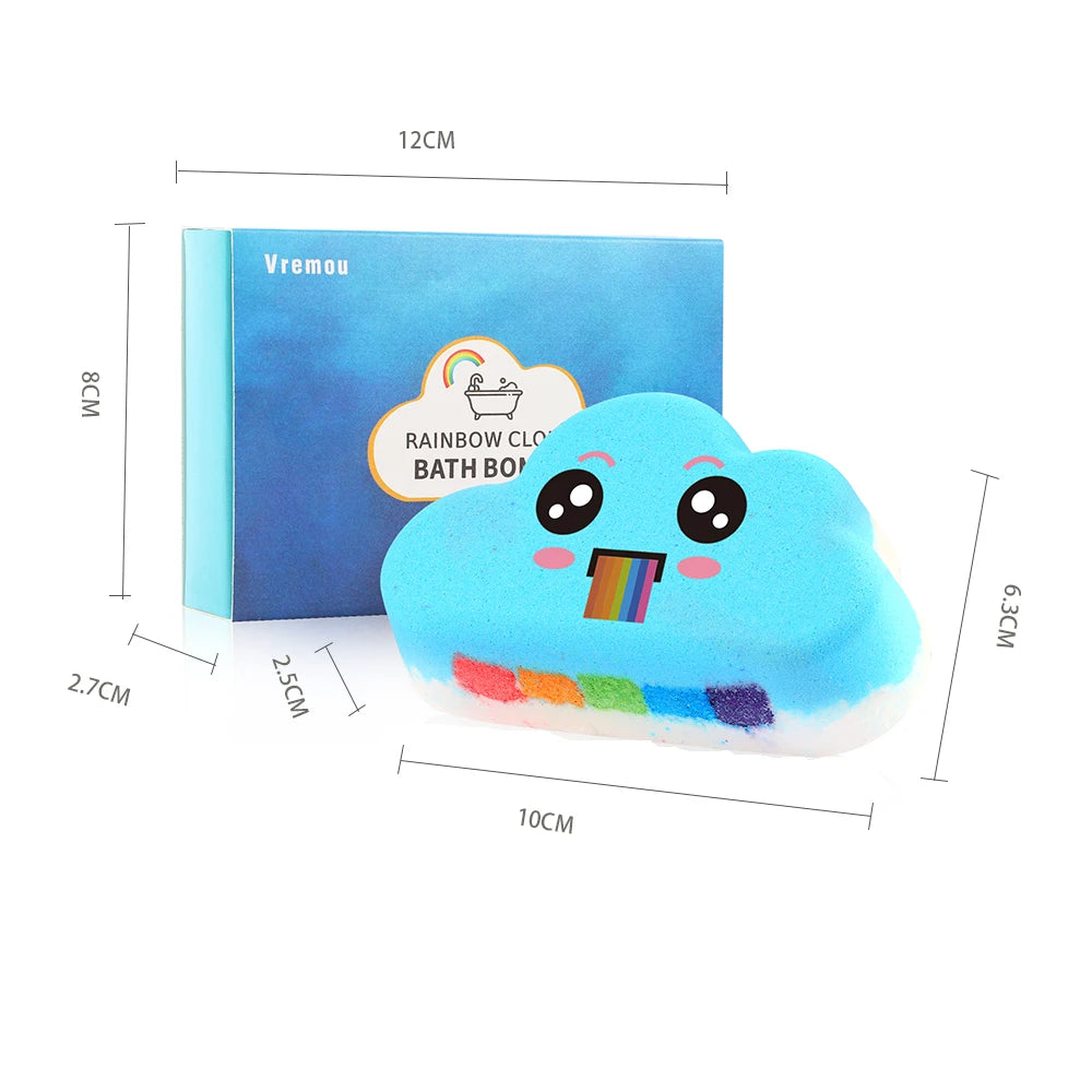 bombe de bain arc en ciel