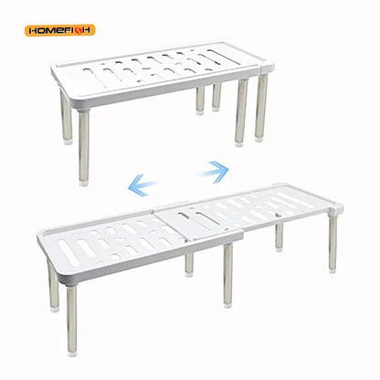 Extendable Shelving Unit (1 piece) Multi-purpose Storage Rack Household Seasoning Bottle Organiser