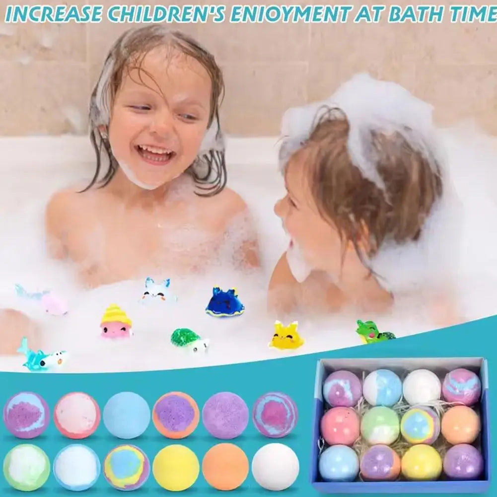 Bombe de bain coloré