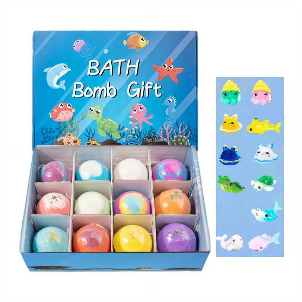 Bombe de bain coloré