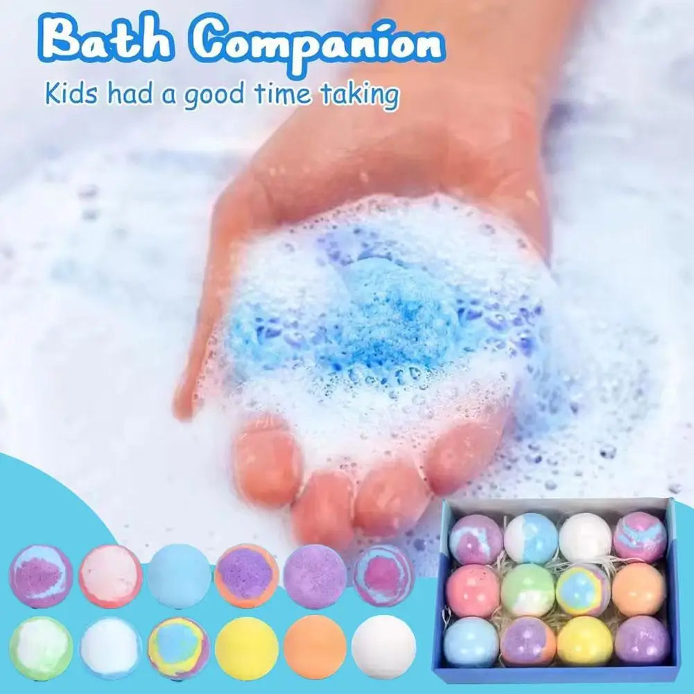 Bombe de bain coloré