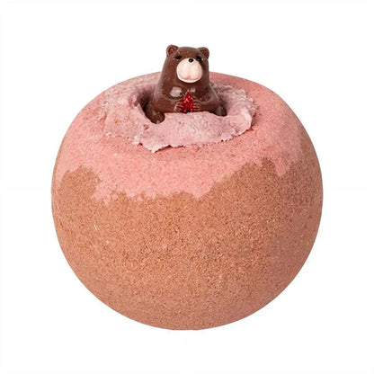 Bombe de bain coloré